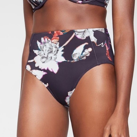 Athleta Other - Athleta Swim Bottoms High Waist Botanical Print